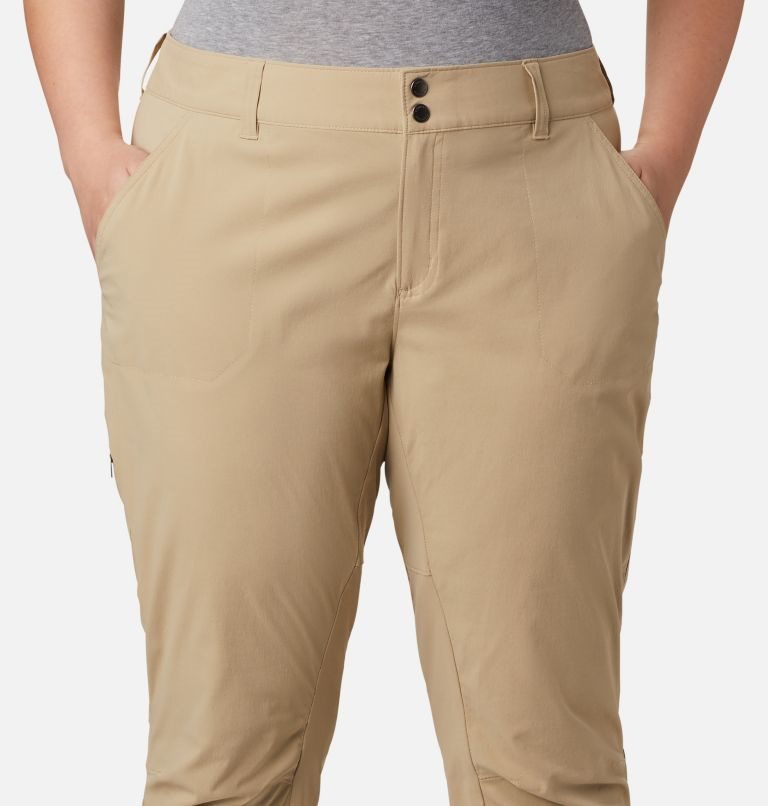 Women's Columbia Saturday Trail Stretch Pants Khaki | Plus Size CA-H1354